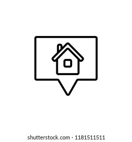 home location line icon