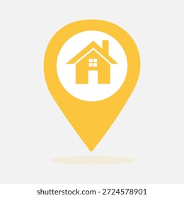 Home Location Map Pin Icon