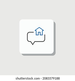 home location vector icon mapping