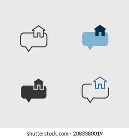 asignación de icono de vector de ubicación de origen
