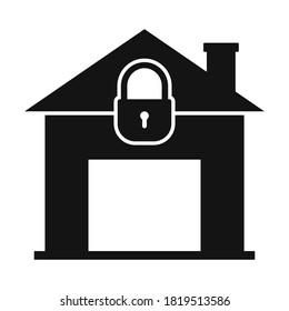 
Home lock  Glyph Style vector icon which can easily modify or edit
