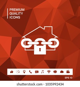 Home lock icon