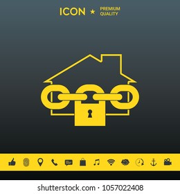 Home lock icon