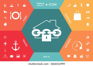 Home lock icon