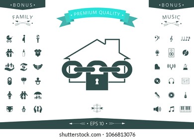 Home lock icon