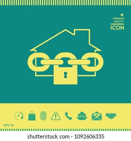 Home lock icon