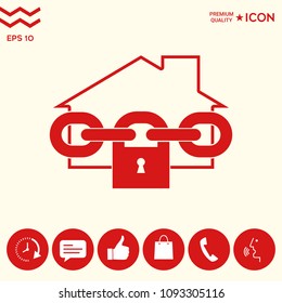 Home lock icon