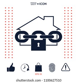 Home lock icon