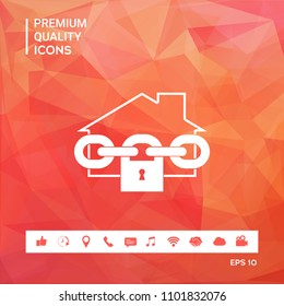 Home lock icon