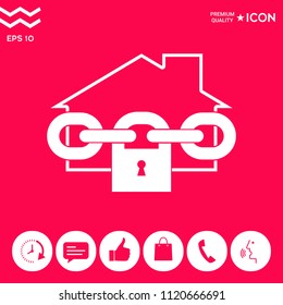 Home lock icon
