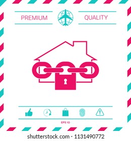 Home lock icon