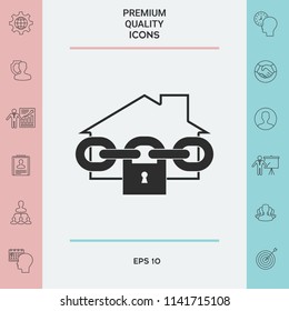 Home lock icon
