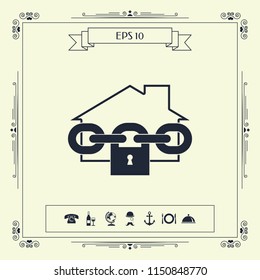 Home lock icon