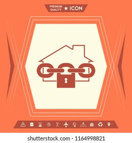 Home lock icon