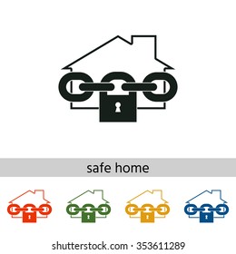 Home lock icon