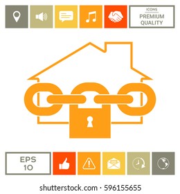 Home lock icon