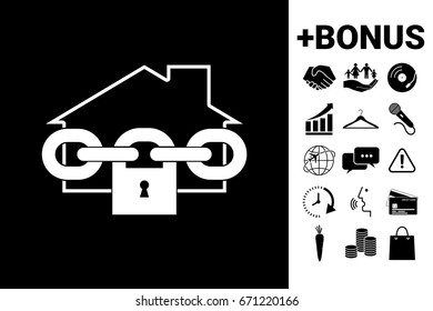Home lock icon