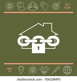Home lock icon