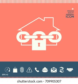 Home lock icon
