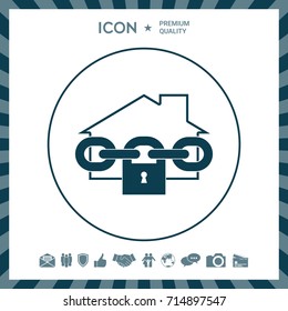 Home lock icon