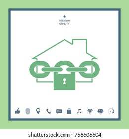 Home lock icon