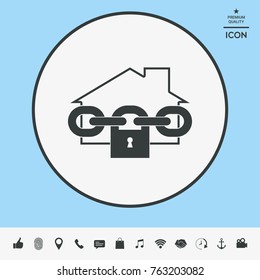 Home lock icon