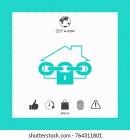 Home lock icon