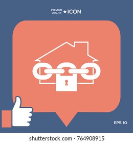 Home lock icon