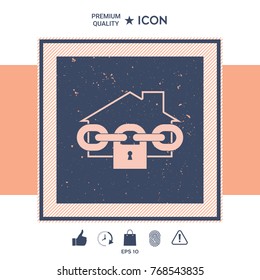 Home lock icon