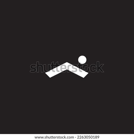 Home logo abstract modern, simple and unique house ,this signet for realty management.