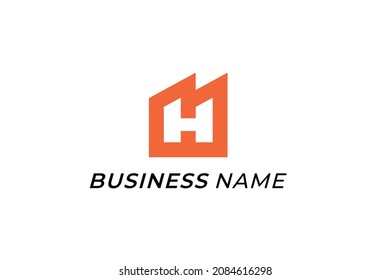 home logo combine letter H