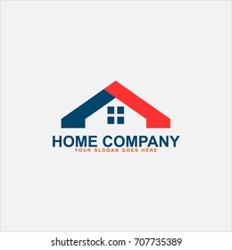 Home Logo Company Design Vector