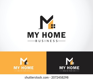 home logo creative sign symbol design template building business