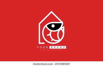 Home Logo, kreativ verpackt für Ihr Immobilien-, Haus-, Architekten- und Designgeschäft