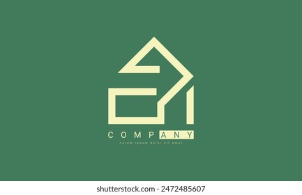 Logotipo del hogar, empaquetado creativamente para su negocio de bienes raíces, hogar, arquitecto y diseño
