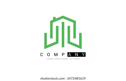 Logotipo del hogar, empaquetado creativamente para su negocio de bienes raíces, hogar, arquitecto y diseño