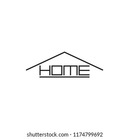 HOME logo design