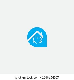 Home logo design and creative home  sign
