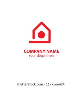 home logo design element, logo design template