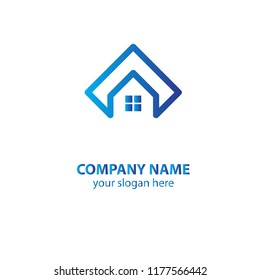 home logo design element, logo design template