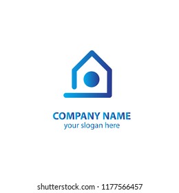 home logo design element, logo design template