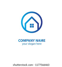 home logo design element, logo design template