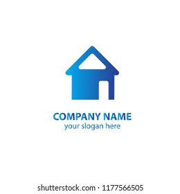 home logo design element, logo design template