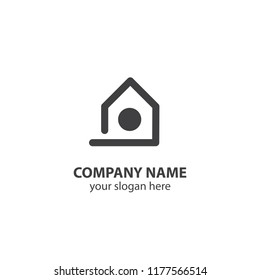 home logo design element, logo design template