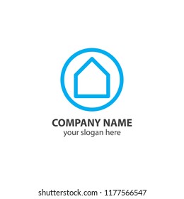 home logo design element, logo design template
