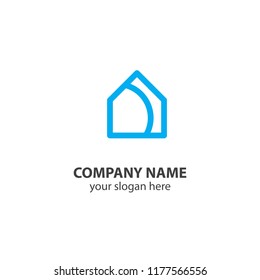home logo design element, logo design template