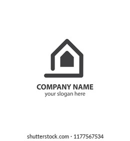 home logo design element, logo design template