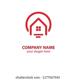 home logo design element, logo design template