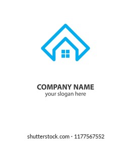 home logo design element, logo design template