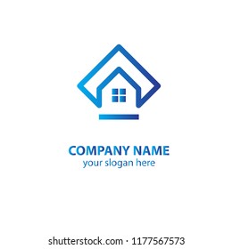 home logo design element, logo design template